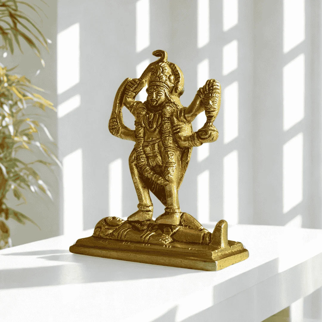 Mahakali Brass Idol