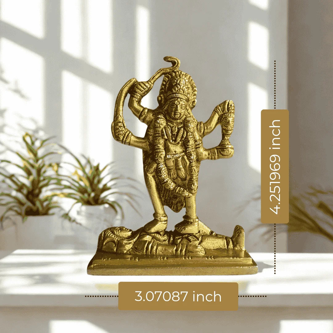 Mahakali Brass Idol