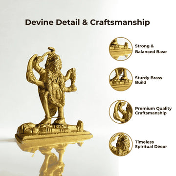 Mahakali Brass Idol - 4