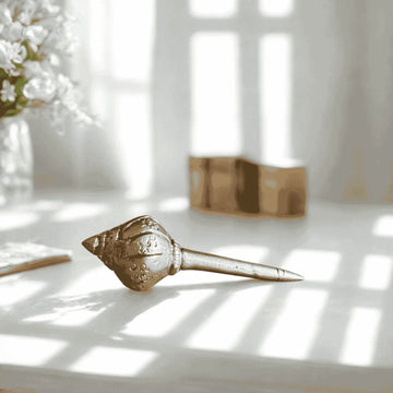 Brass Gada (Mace) – Symbol of Power & Protection - 1