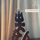 Om Trishul Wooden Key Stand – Handcrafted Wall Mounted Organizer