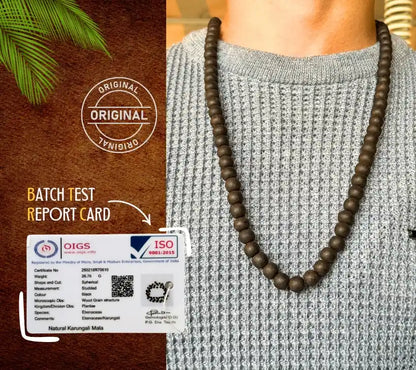 Natural Unpolished Karungali Mala