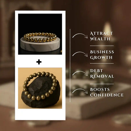 Pyrite Power Combo – Money Magnet & Golden Glow