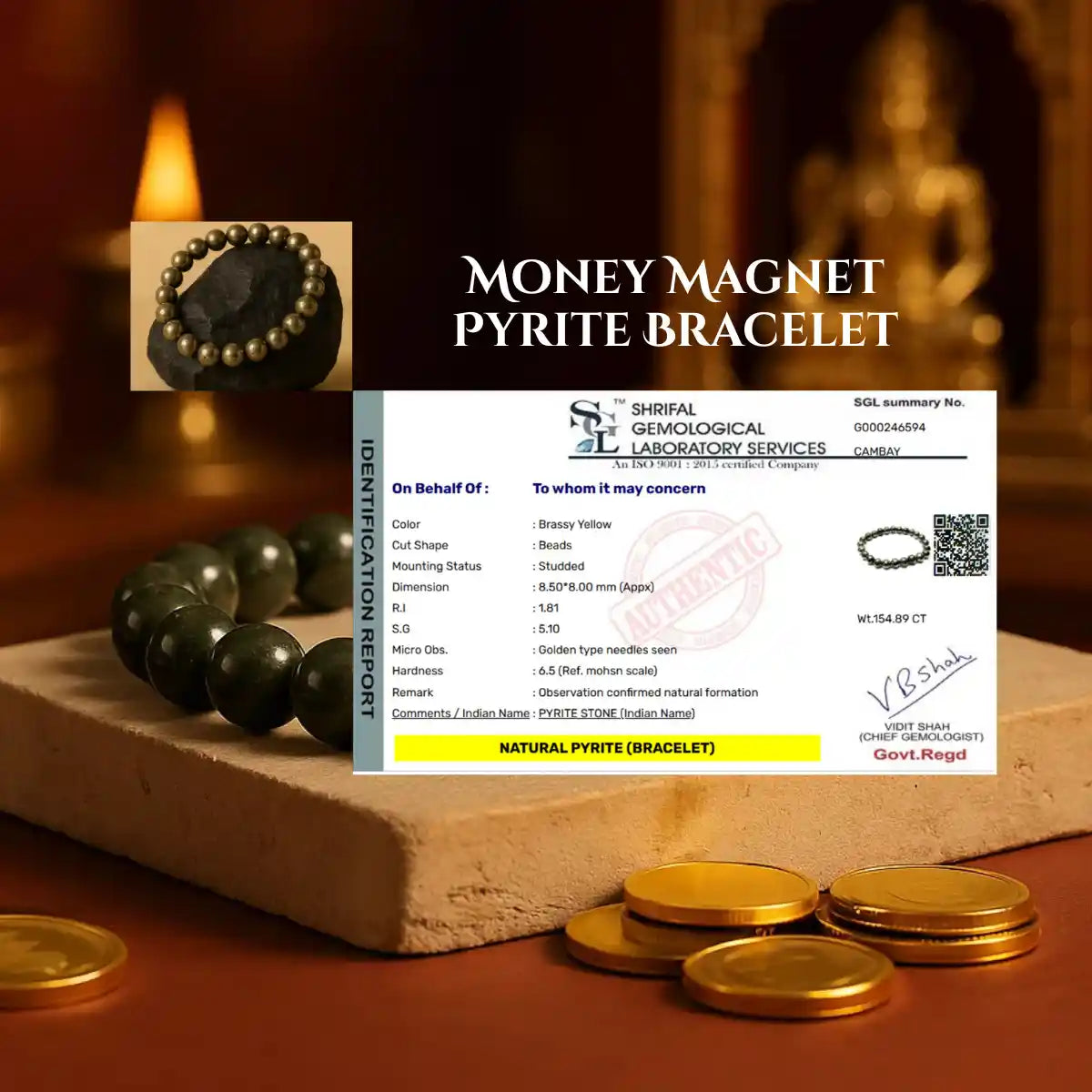 Pyrite Power Combo – Money Magnet & Golden Glow
