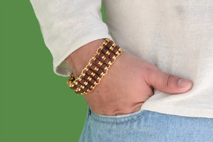 Double Layer Rudraksha Bracelet