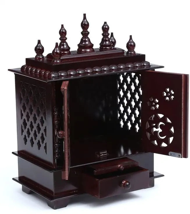 Handcrafted Wooden Home Temple