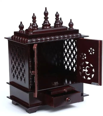 Handcrafted Wooden Home Temple - 2