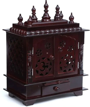 Handcrafted Wooden Home Temple - 3