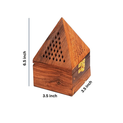 Wooden Incense Holder | Incense Stick & Cone Burner | Agarbatti Stand