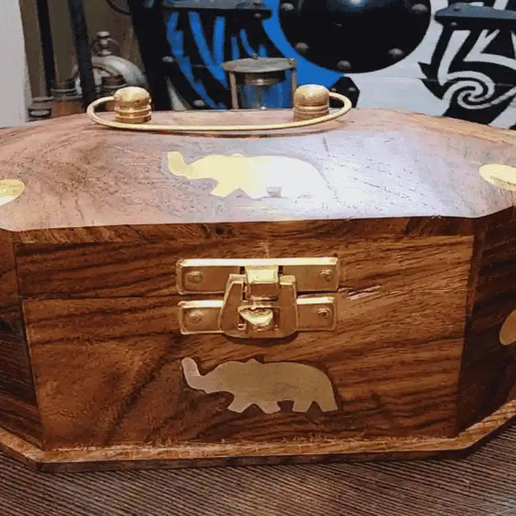 Handcrafted Wooden Jewellery Box – Elegant Storage Organizer