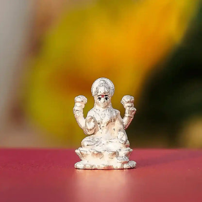 Silver Lakshmi-Ganesh Idol Set (Pure 999 Silver)