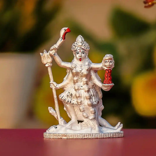 Silver Maa Kaali Idol – 99.9% Pure Silver (Certified)