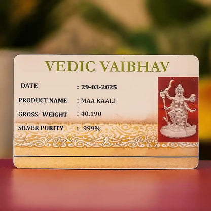 Silver Maa Kaali Idol – 99.9% Pure Silver (Certified)