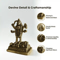 Brass Kaali Maa Idol – Antique Finish