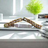 Shiva’s Trident 24K Gold Dual-Tone Power Bracelet