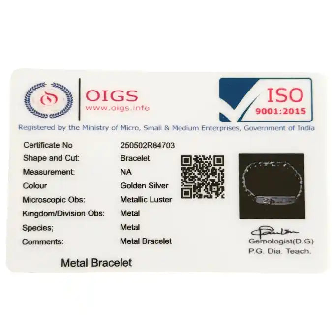 Shiva’s Trident 24K Gold Dual-Tone Power Bracelet