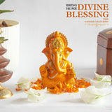 Yellow Ganesh Idol (Approx 3.5 Inch)