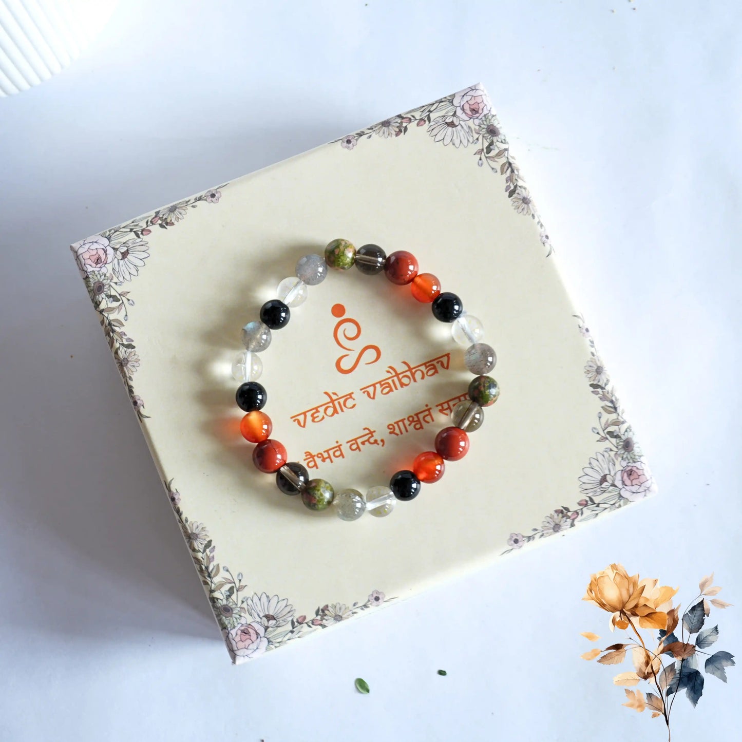 ♏ Scorpio Natural Multi-Stone Bracelet – Transformation | Protection | Emotional Strength
