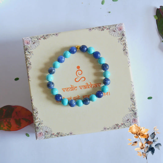 ♐ Sagittarius Natural Multi-Stone Bracelet – Wisdom | Expansion | Positive Energy