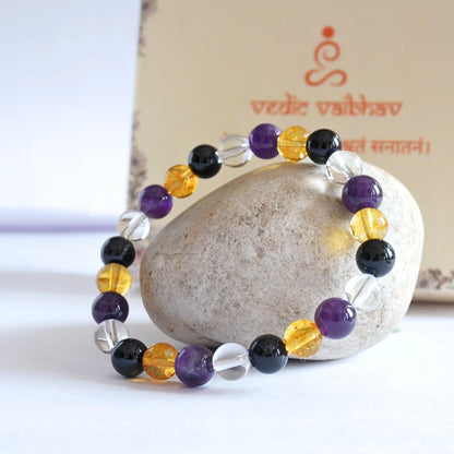 ♎ Libra Natural Multi-Stone Bracelet – Harmony | Love | Emotional Balance