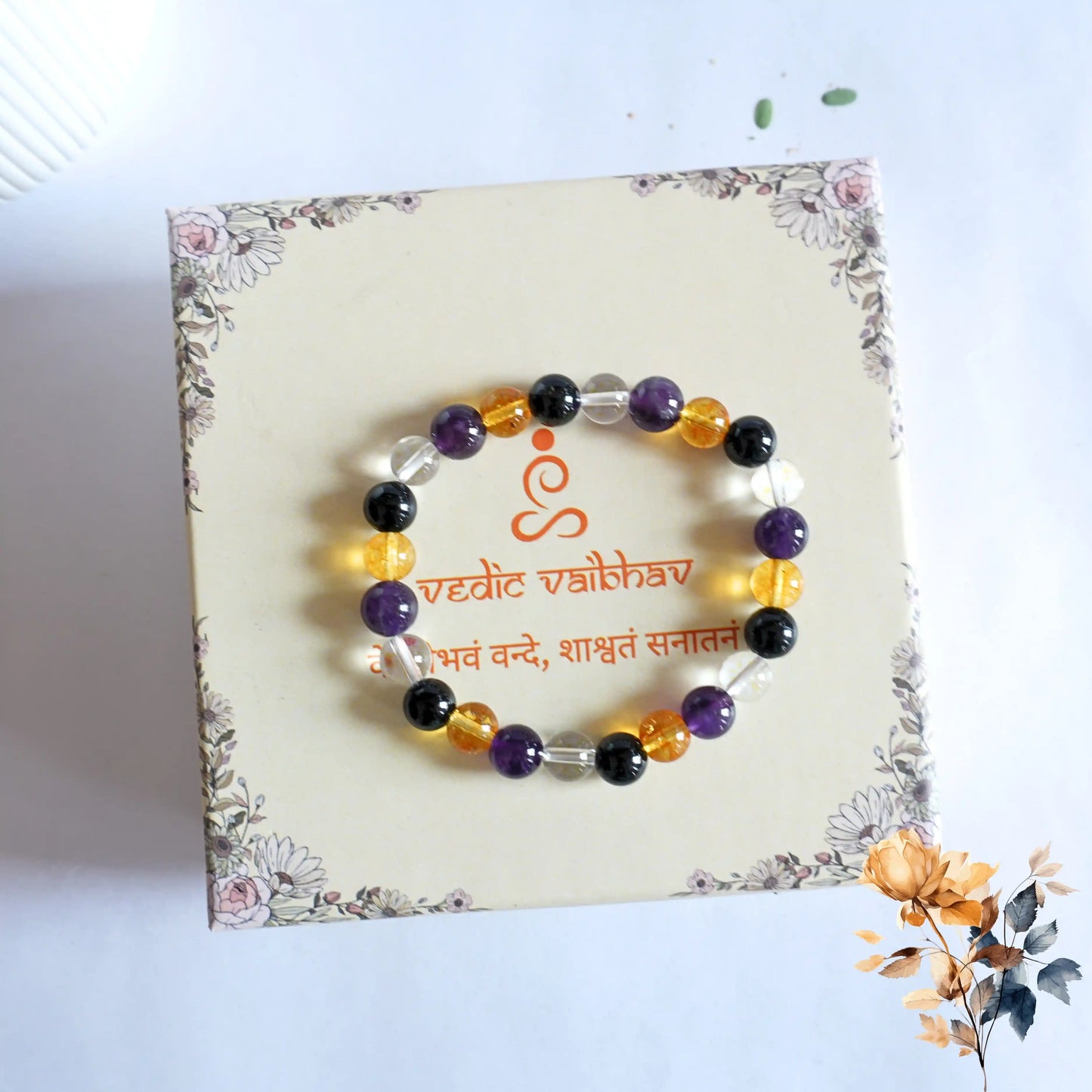 ♎ Libra Natural Multi-Stone Bracelet – Harmony | Love | Emotional Balance