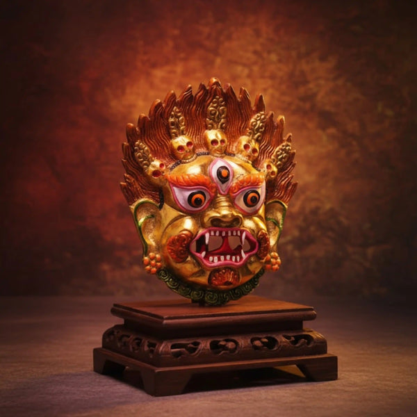 Kirtimukh Wall Hanging | Golden