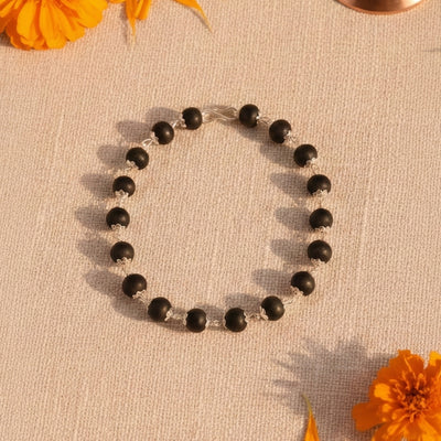 Karungali Bracelet (Silver Plated)
