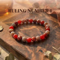 Ruling Number 1 | Crystal Bracelet | Numerology Bracelet - 8mm