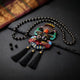 Karungali Mala & Black Multicolour Kirtimukh with Tassel Combo