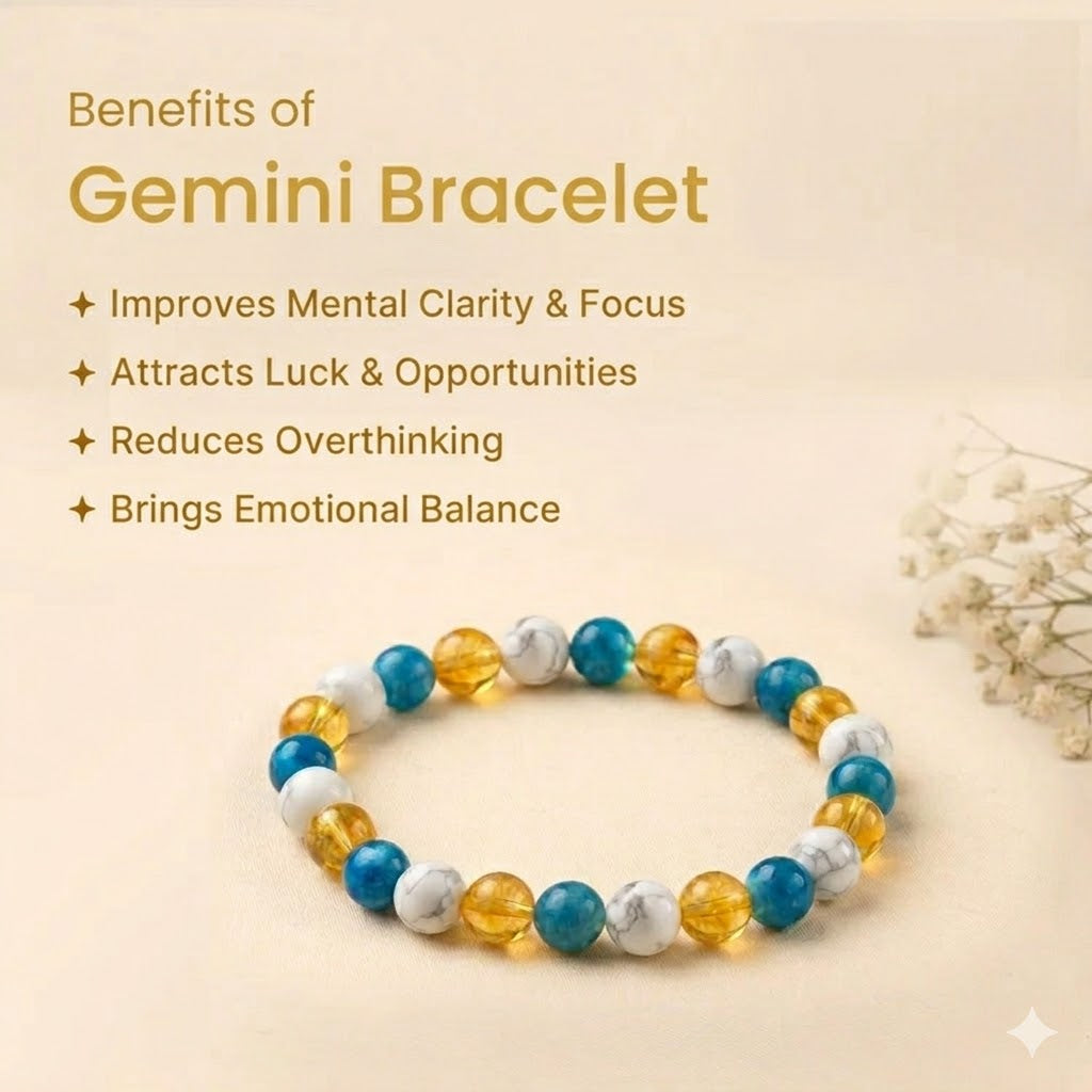 Gemini Natural Multi-Stone Bracelet