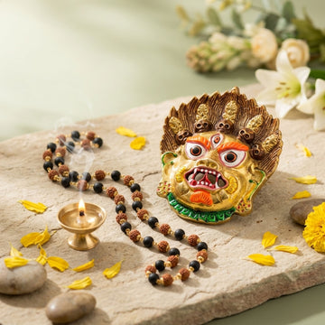 Kirtimukh & Karungali Rudraksha Beads Combo - 1