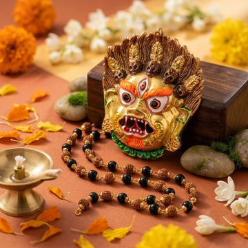 Kirtimukh & Karungali Rudraksha Beads Combo - 2