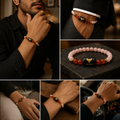 Taurus (वृषभ राशि) Zodiac Sunstone & Carnelian Bracelet