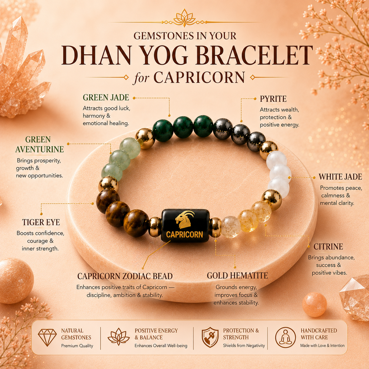Dhan Yog Bracelet for Capricorn