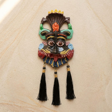 Kirtimukh Trishakti Set – Red-Black Guardian, Narsingh Face & Golden Glow - 3