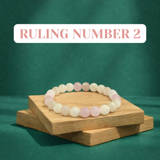Ruling Number 2 | Crystal Bracelet | Numerology Bracelet - 8mm