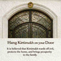 Kirtimukh  Wall Decor |  Golden Yellow