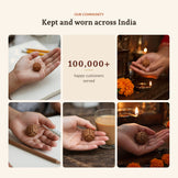 3 Mukhi Rudraksha (Nepal Origin, Lab Certified), worn across India