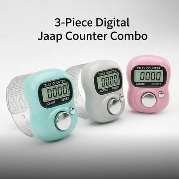 Mini Digital Japa Counter Pack of 3 - Finger Ring - 1