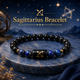Sagittarius (धनु राशि) Zodiac Black Obsidian & Lapis Lazuli Bracelet