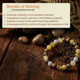 Ruling Number 3 | Crystal Bracelet | Numerology Bracelet - 8mm