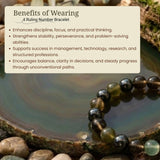 Ruling Number 4 | Crystal Bracelet | Numerology Bracelet - 8mm
