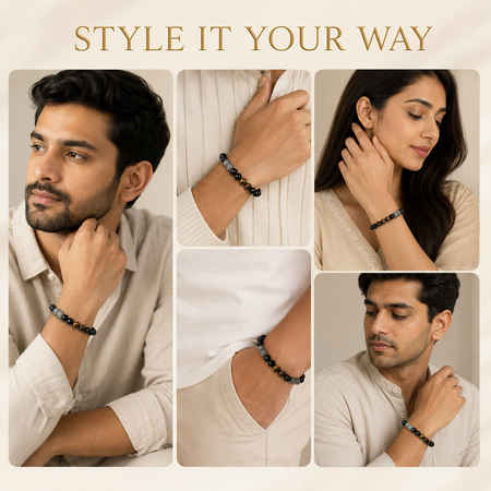 Ruling Number 4 | Crystal Bracelet | Numerology Bracelet - 8mm - 5