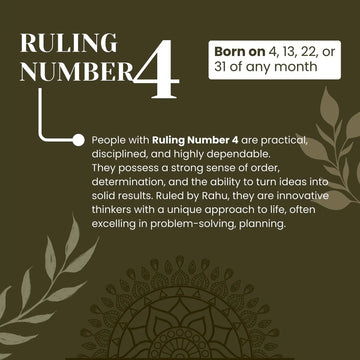 Ruling Number 4 | Crystal Bracelet | Numerology Bracelet - 8mm - 2