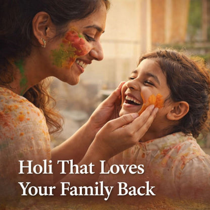 Organic Blue Gulal – Divine Blessings of Shri Banke Bihari Ji (80 g)