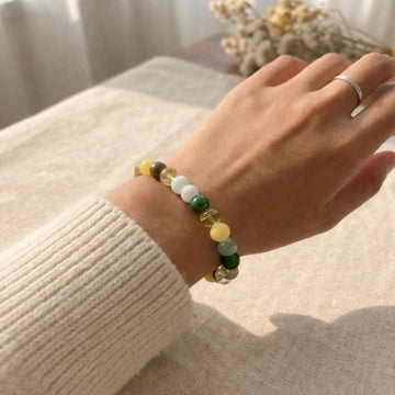 Ruling Number 5 | Crystal Bracelet | Numerology Bracelet - 8mm - 3