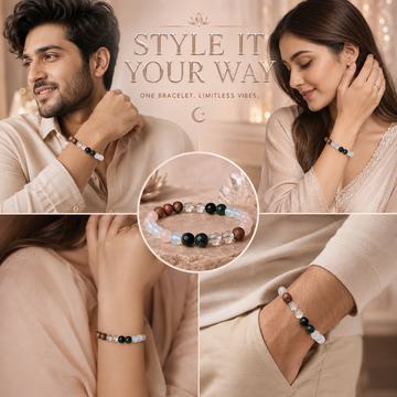 Ruling Number 6 | Crystal Bracelet | Numerology Bracelet - 8mm - 5
