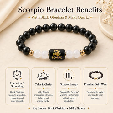 Scorpio Fortune Combo – Aloe Vera Plant & Zodiac Bracelet - 5