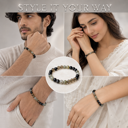 Ruling Number 7 | Crystal Bracelet | Numerology Bracelet - 8mm - 5