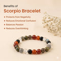Scorpio Natural Multi Stone Bracelet